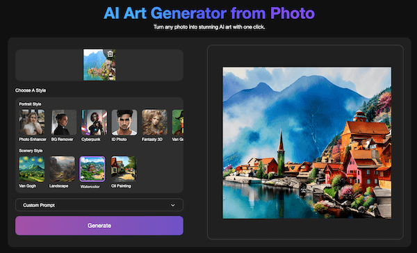 Generate AI Painting